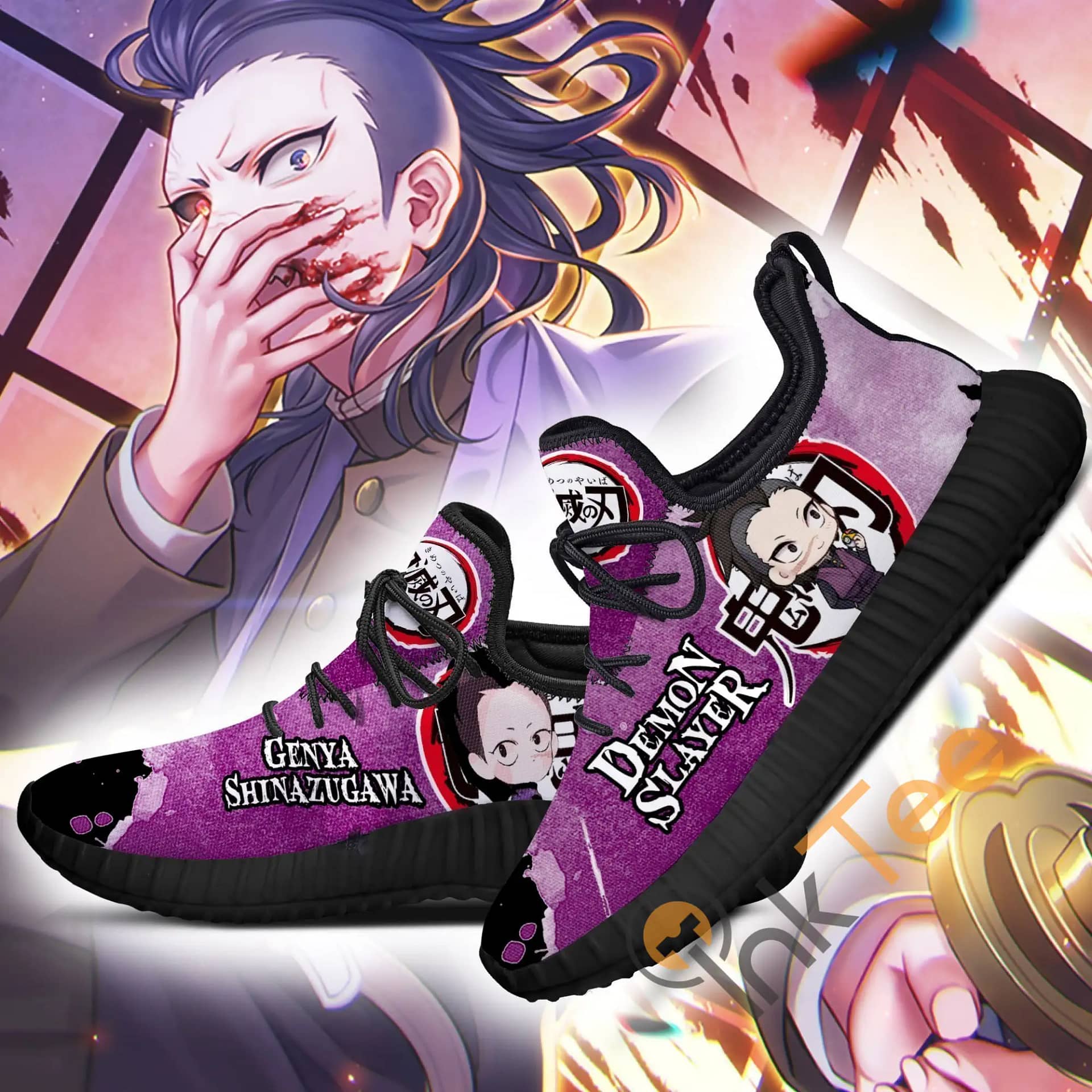 Inktee Store - Genya Costume Demon Slayer Anime Amazon Reze Shoes Image