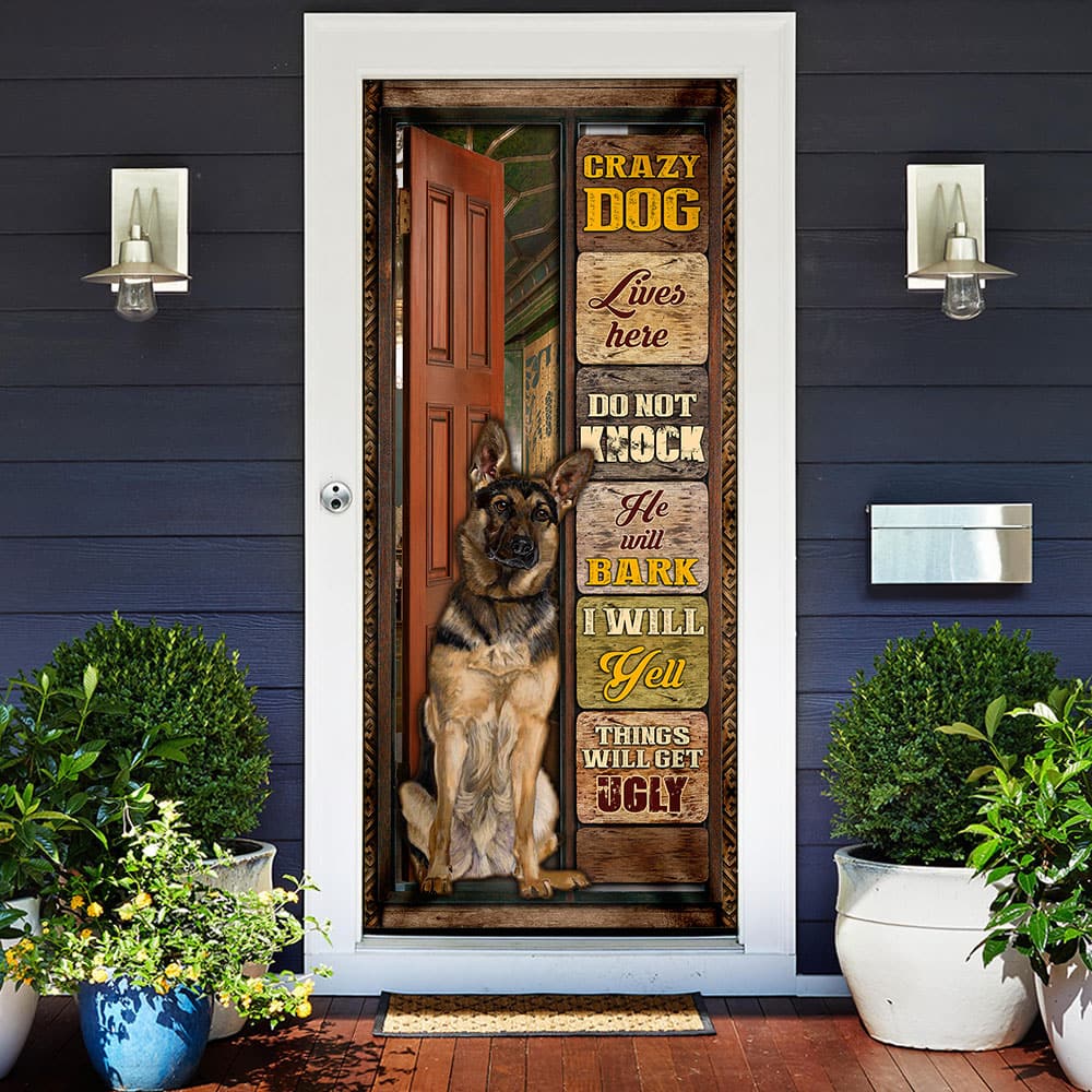 Inktee Store - German Shepherd Door Cover Image