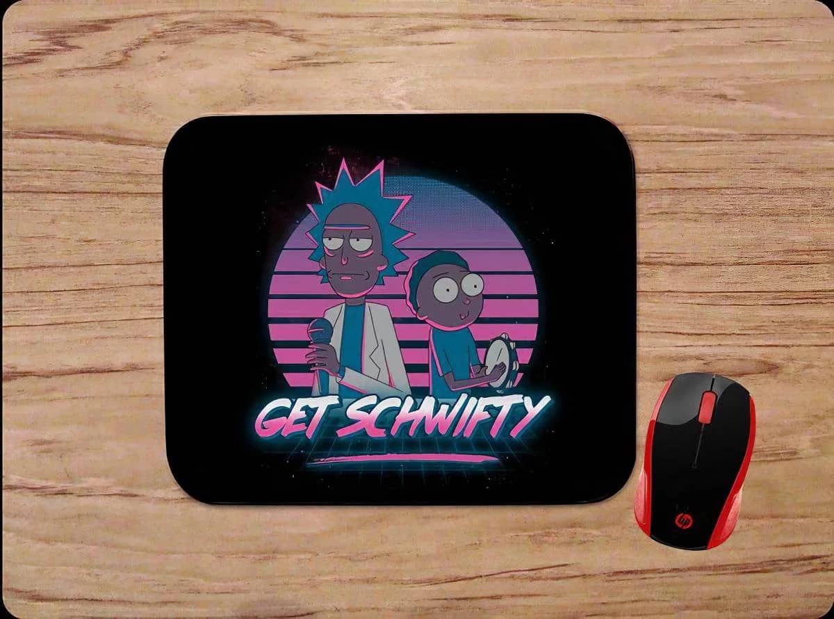 Get Schwifty Rick And Morty Mouse Pads