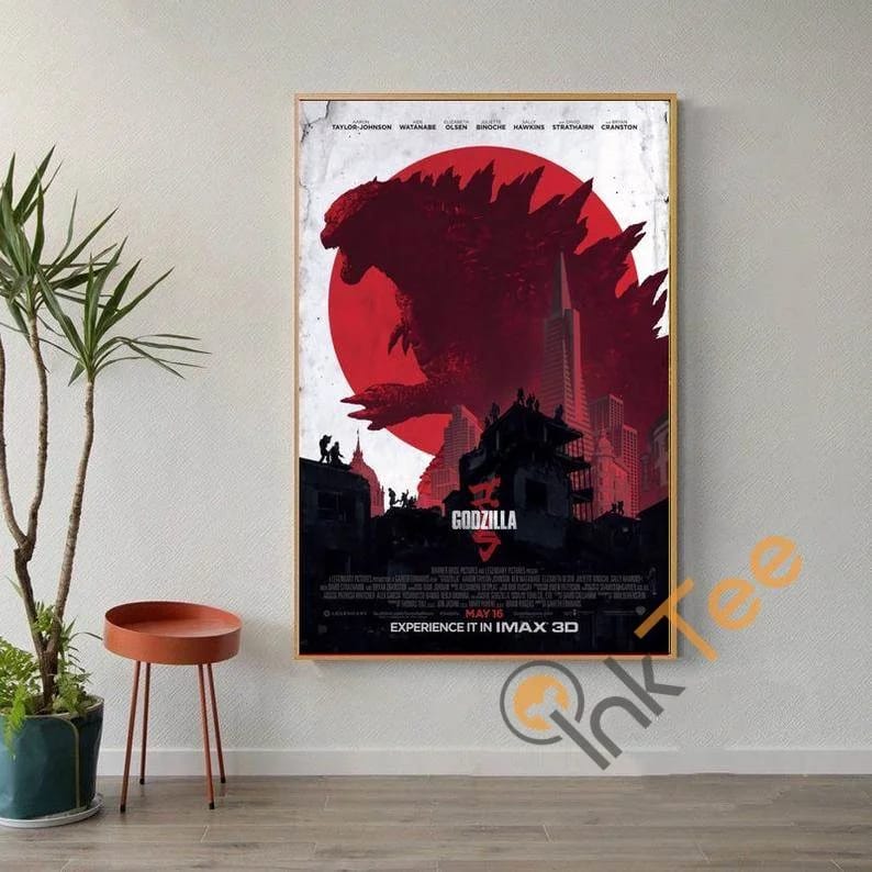 Godzilla Movie Retro Film Sku1984 Poster