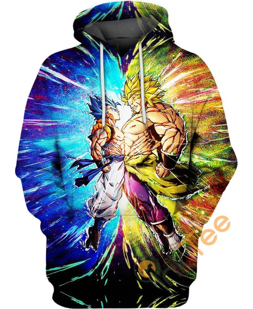 Gogeta Blue And Broly Ssj Amazon Best Selling Hoodie 3D