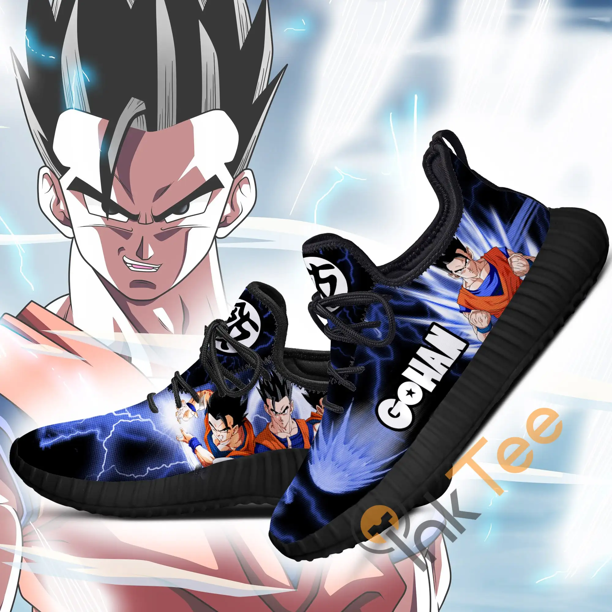 Inktee Store - Gohan Dragon Ball Anime Amazon Reze Shoes Image