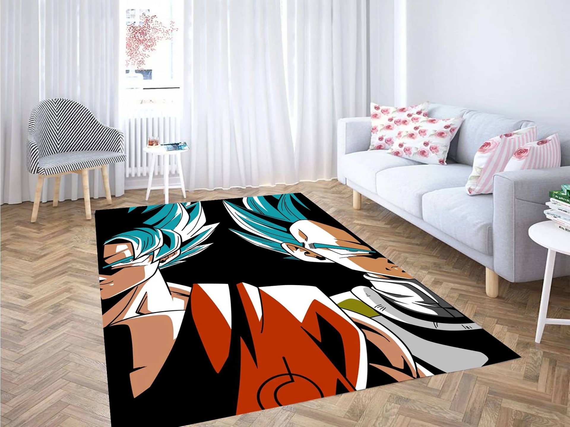 Goku And Vegeta Carpet Rug