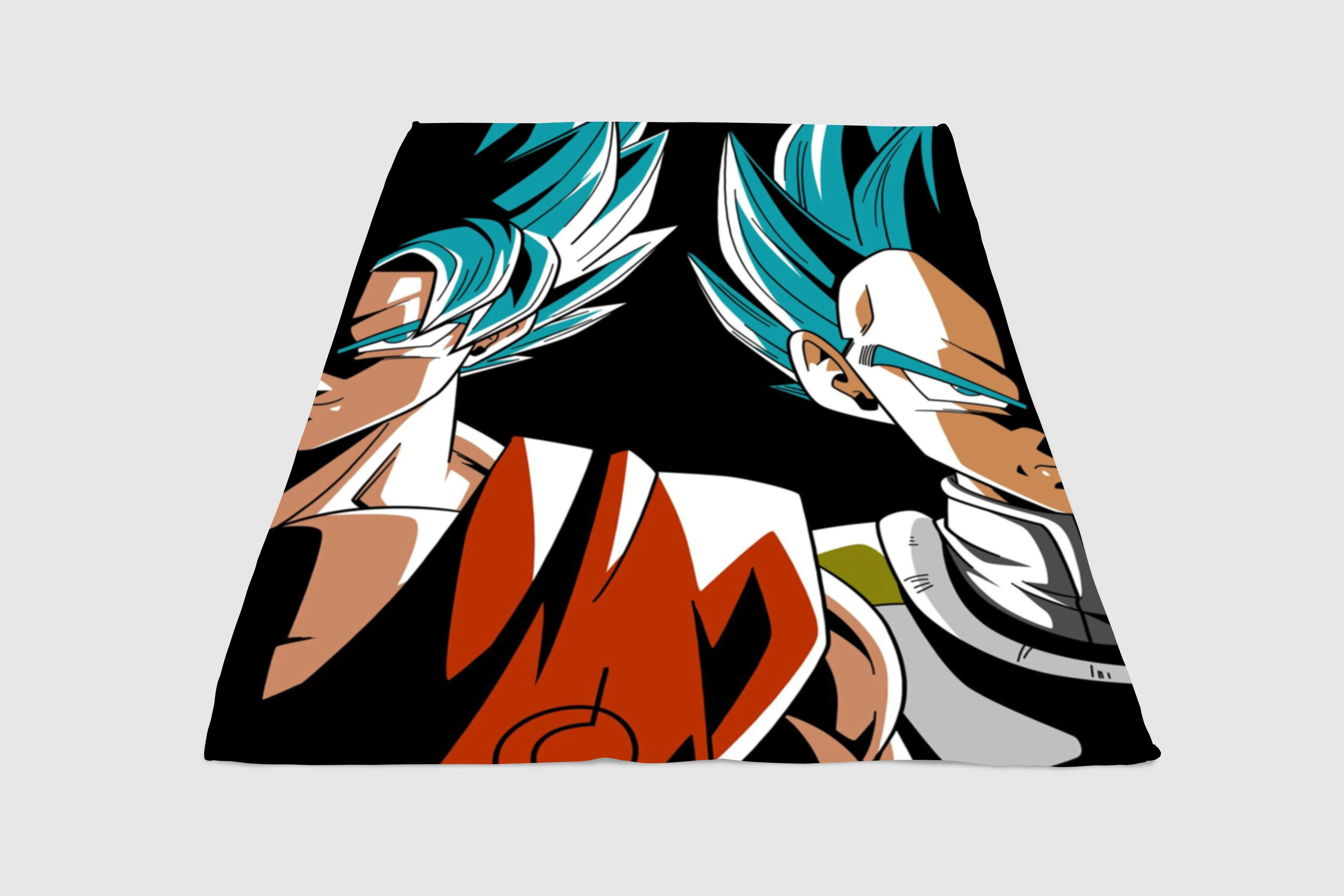 Goku And Vegeta Fleece Blanket