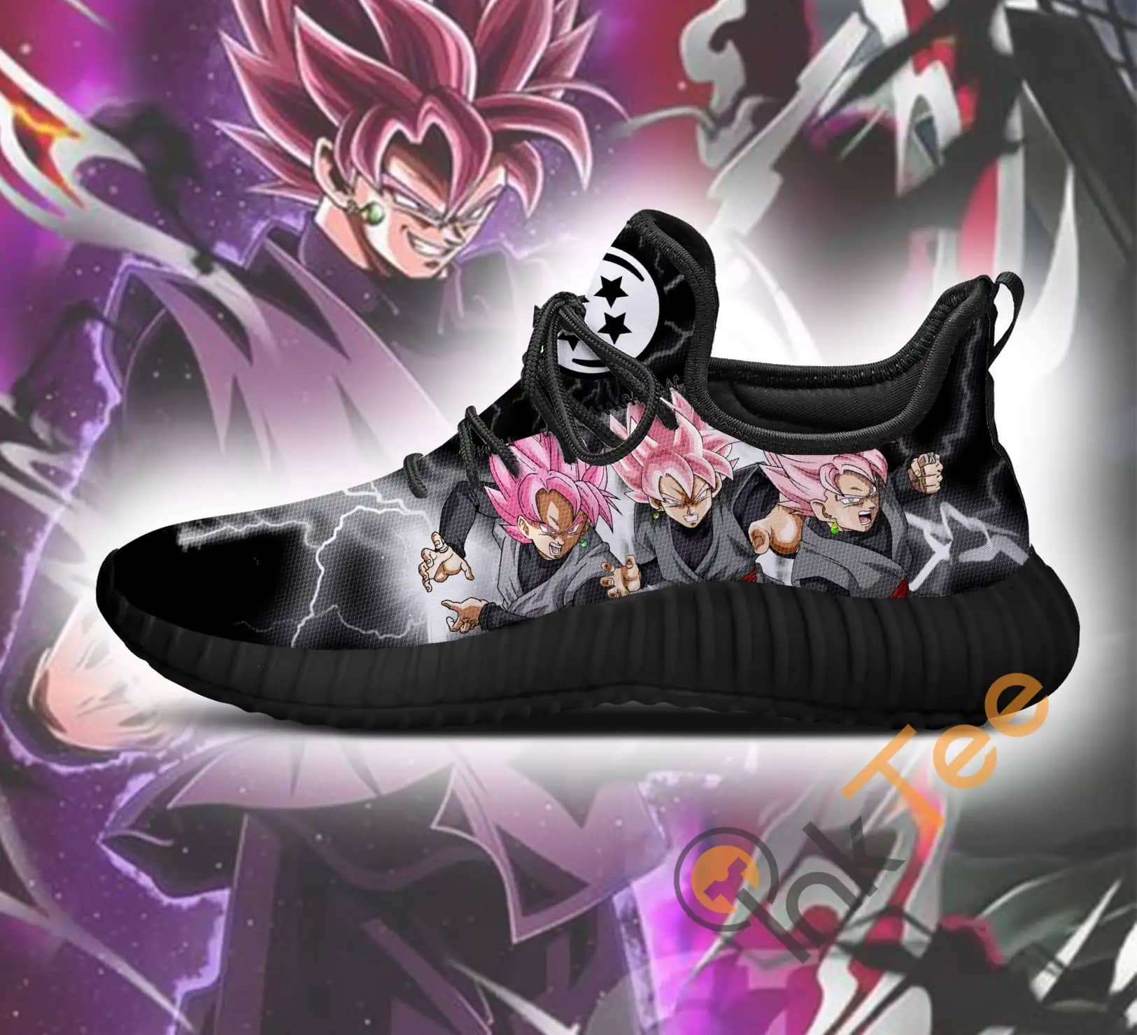 Inktee Store - Goku Black Rose Dragon Ball Anime Amazon Reze Shoes Image