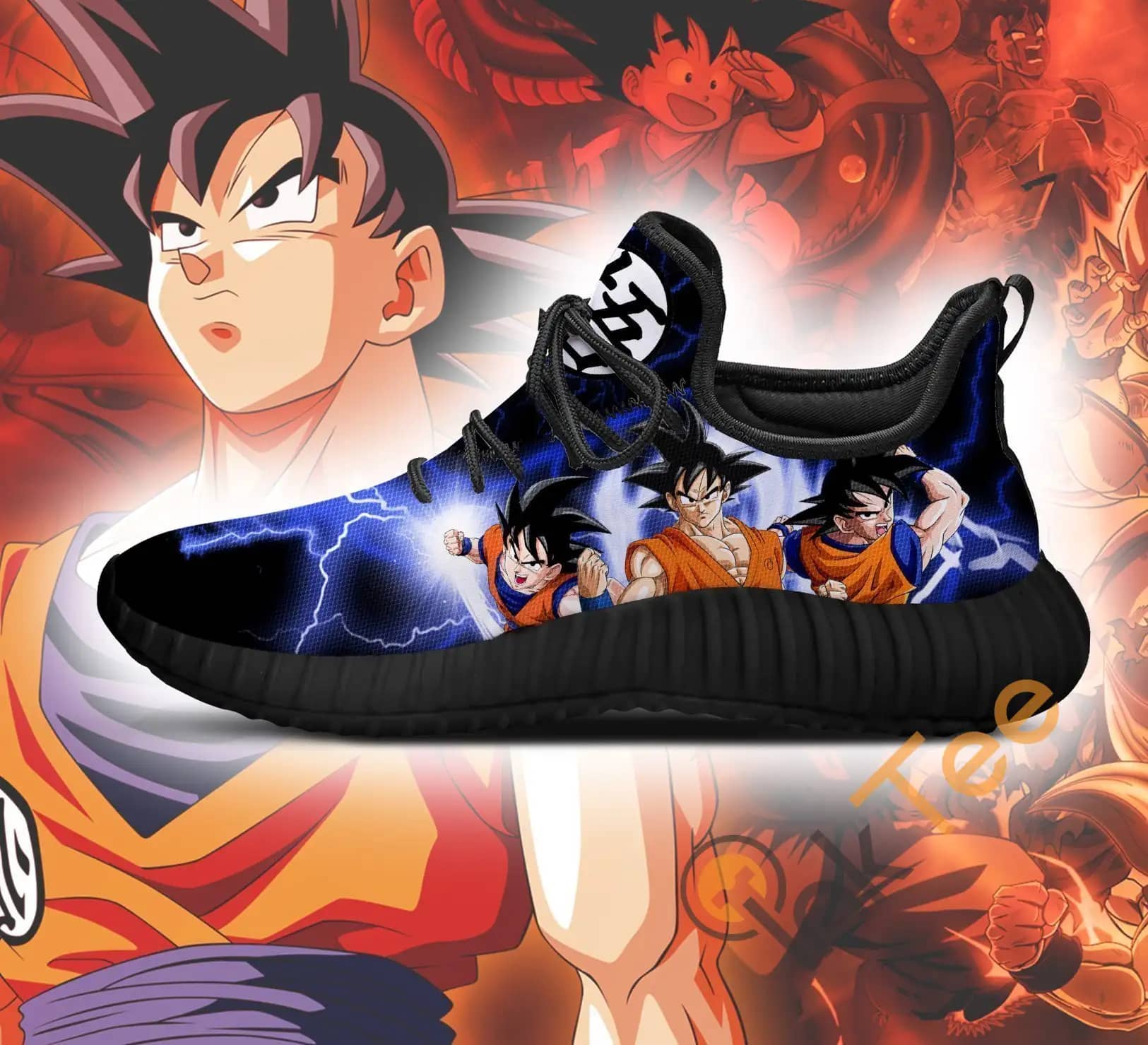 Inktee Store - Goku Classic Dragon Ball Anime Amazon Reze Shoes Image