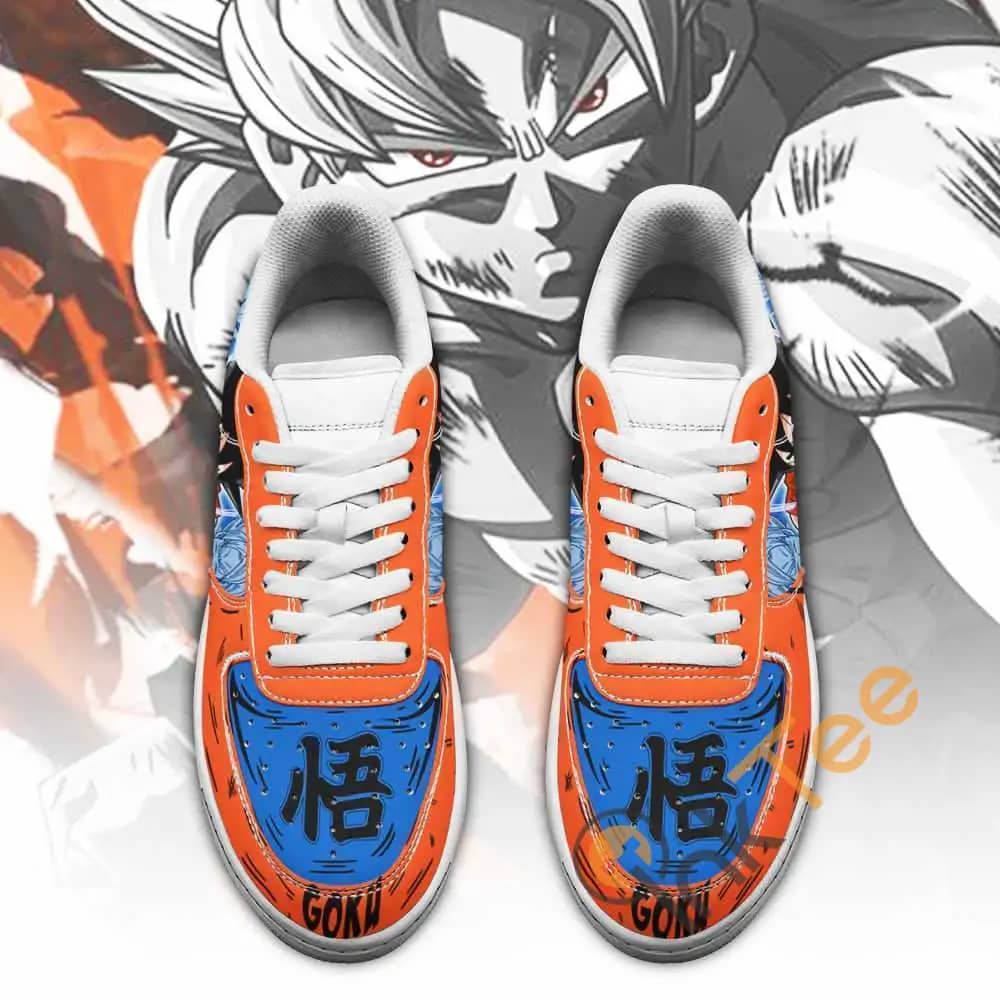 Goku Custom Dragon Ball Anime Fan Gift Amazon Nike Air Force Shoes
