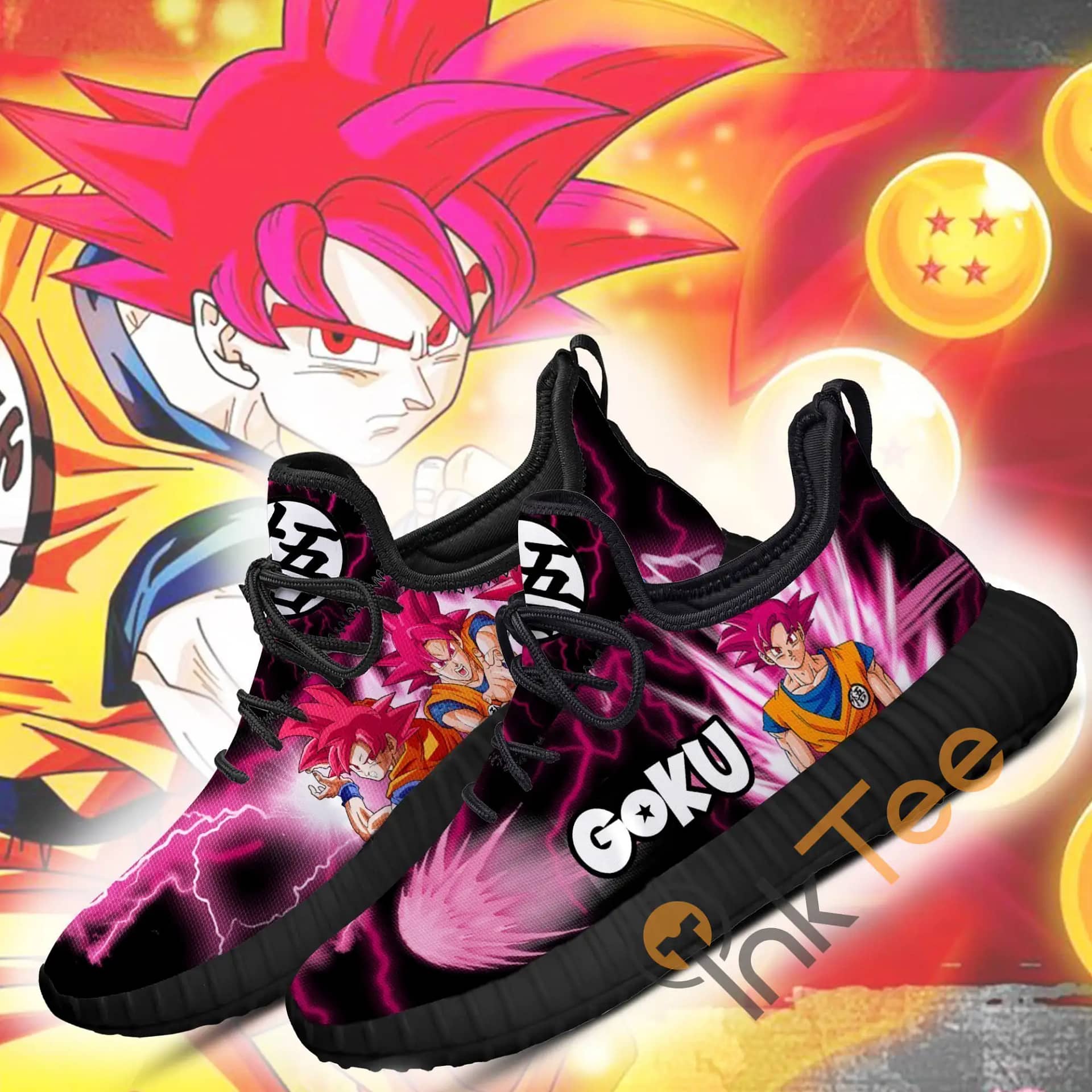 Goku Ssj God Dragon Ball Anime Amazon Reze Shoes