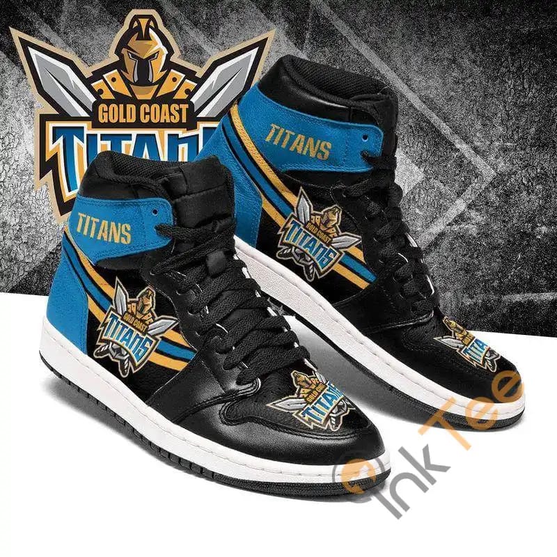 Gold Coast Titans Custom Sneaker It1007 Air Jordan Shoes