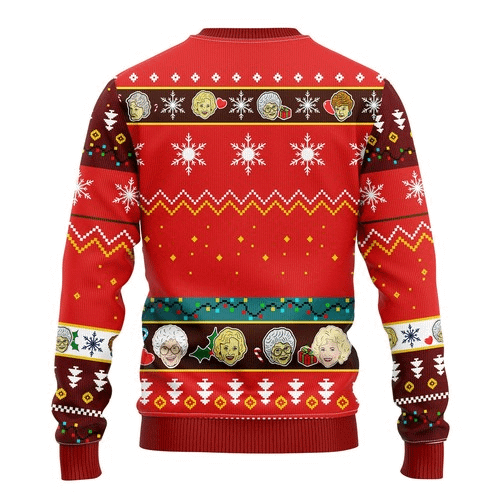 Inktee Store - Golden Girls Christmas Ugly Christmas Sweater Image