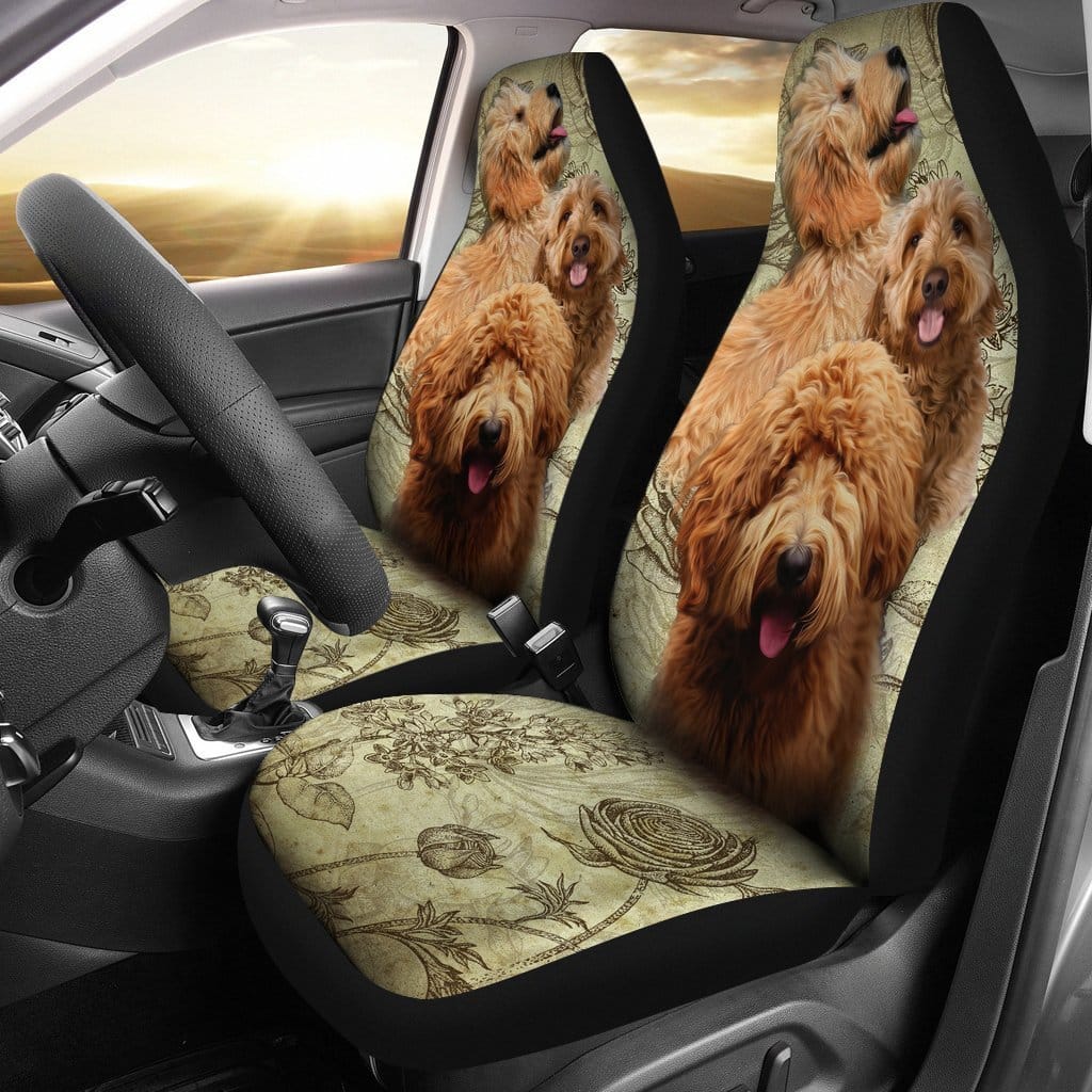 Goldendoodle Dogs Pets Car Seat Covers