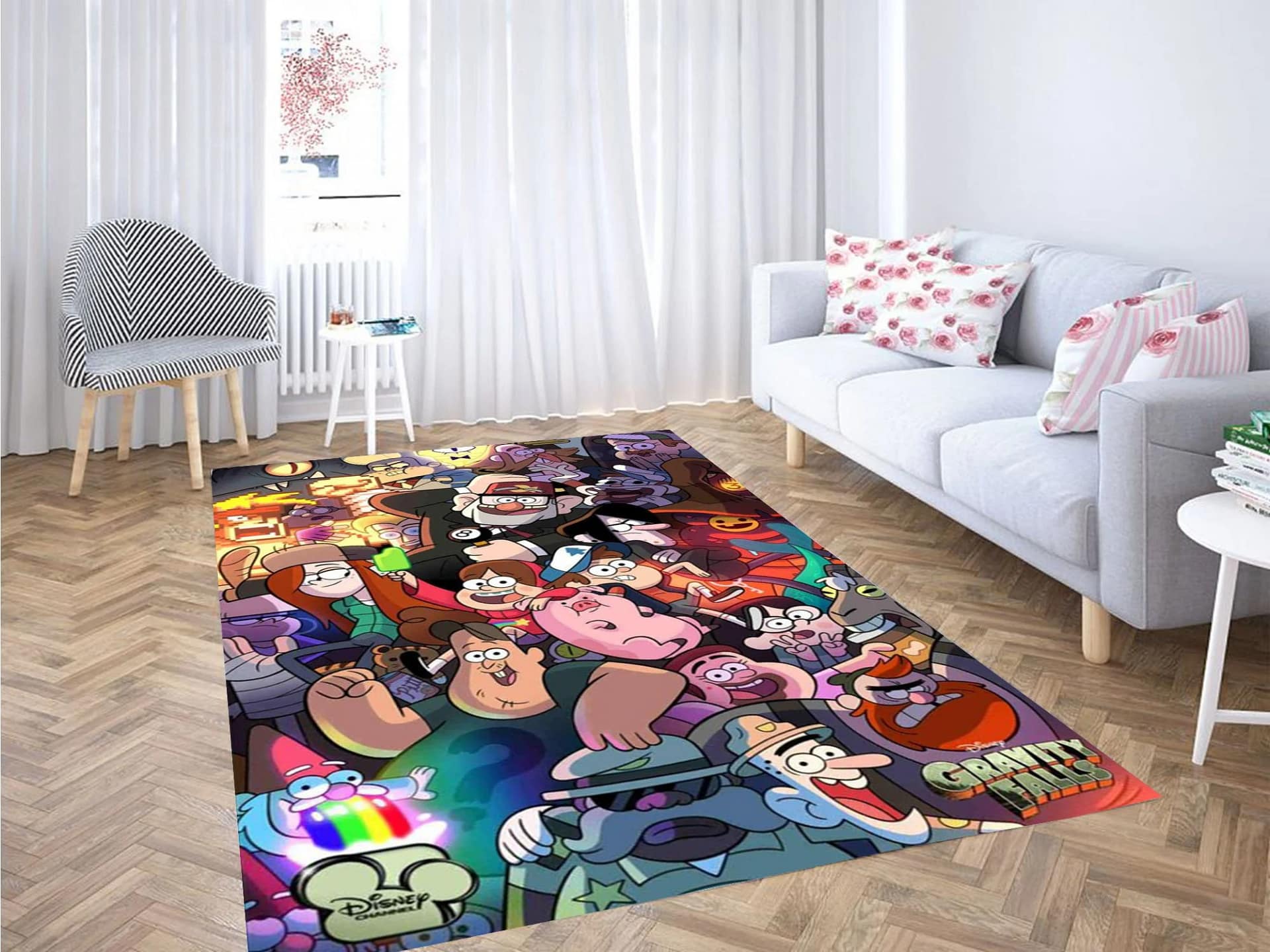 Gravity Falls Comic Carpet Rug
