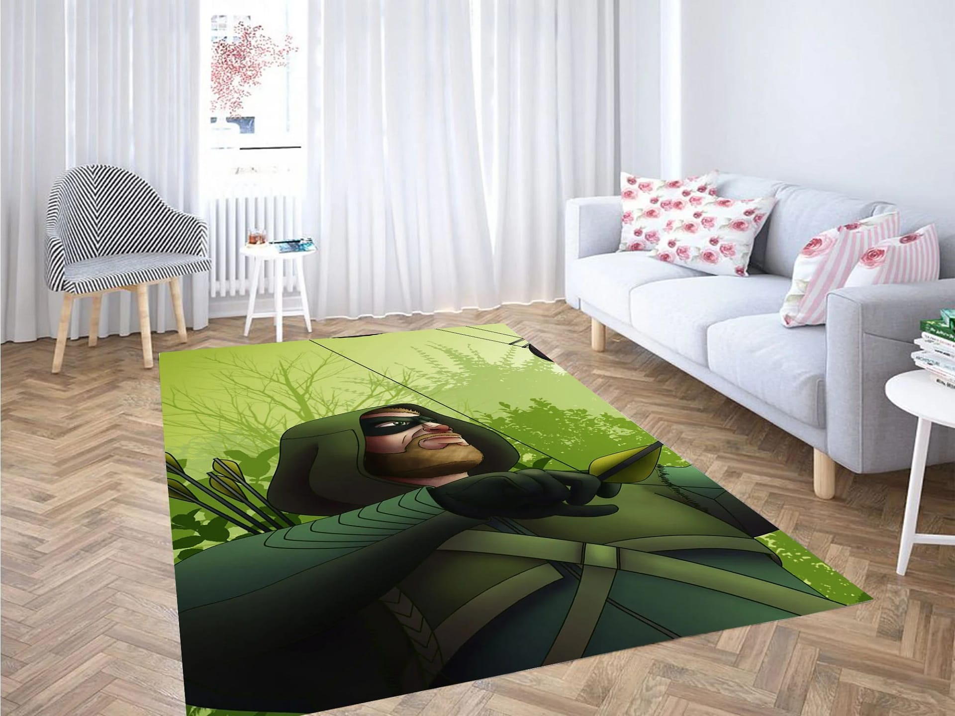 Green Arrow Dc Carpet Rug