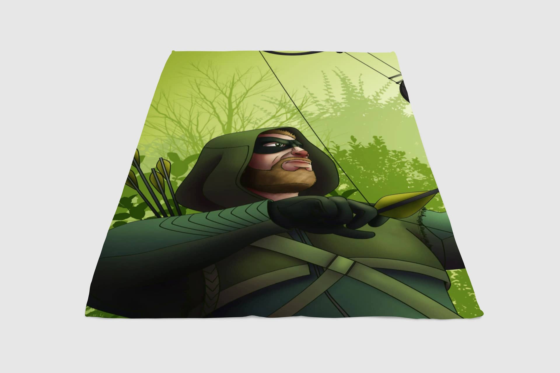 Green Arrow Dc Fleece Blanket