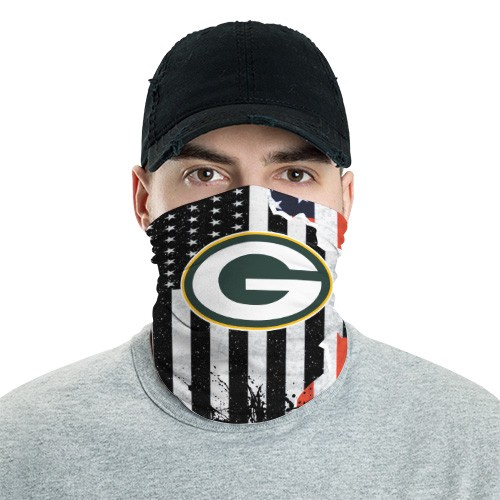Green Bay Packers 9 Bandana Scarf Sports Neck Gaiter No2417 Face Mask