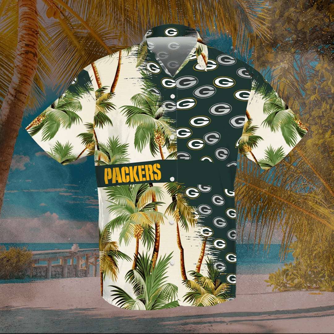 Green Bay Packers Custom No39 Hawaiian Shirts