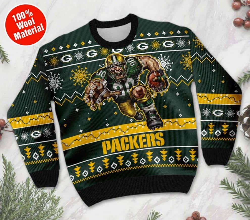 Inktee Store - Green Bay Packers Ugly Christmas Sweater Image