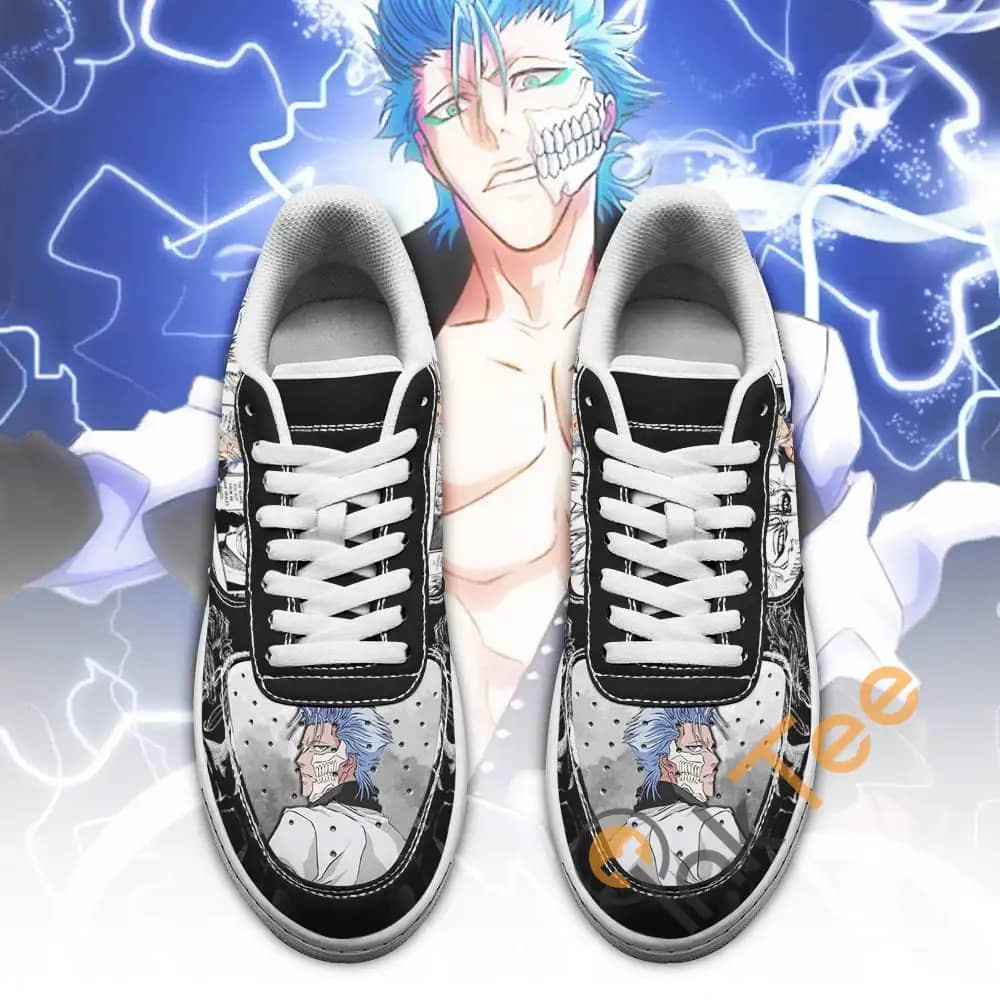 Grimmjow Bleach Anime Fan Gift Idea Amazon Nike Air Force Shoes