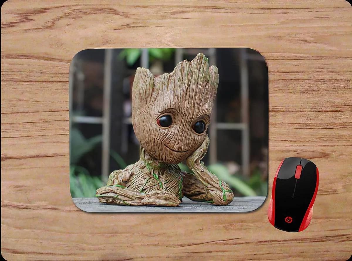 Groot Thinking Mouse Pads