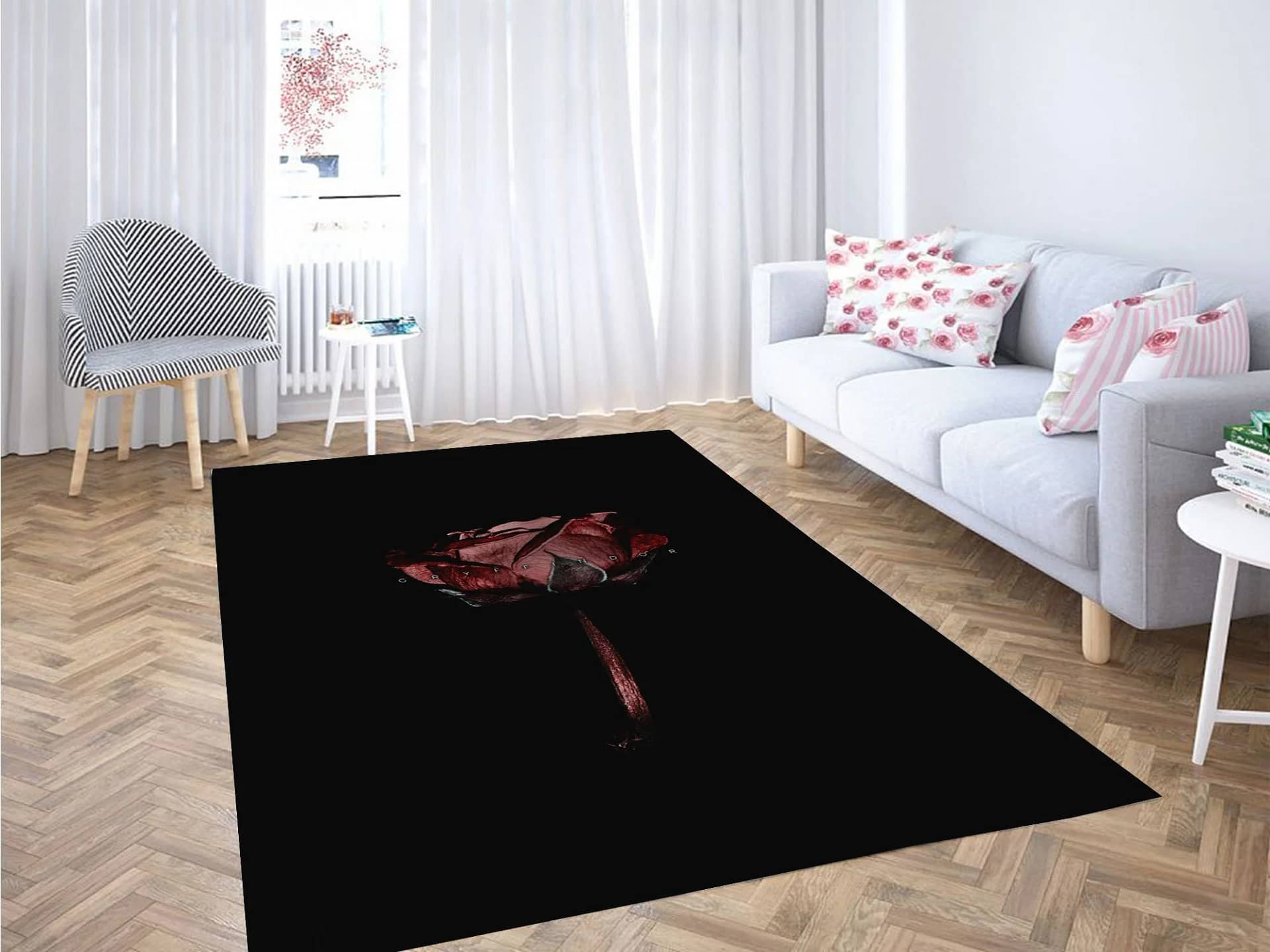 Gryffindor Rose Carpet Rug