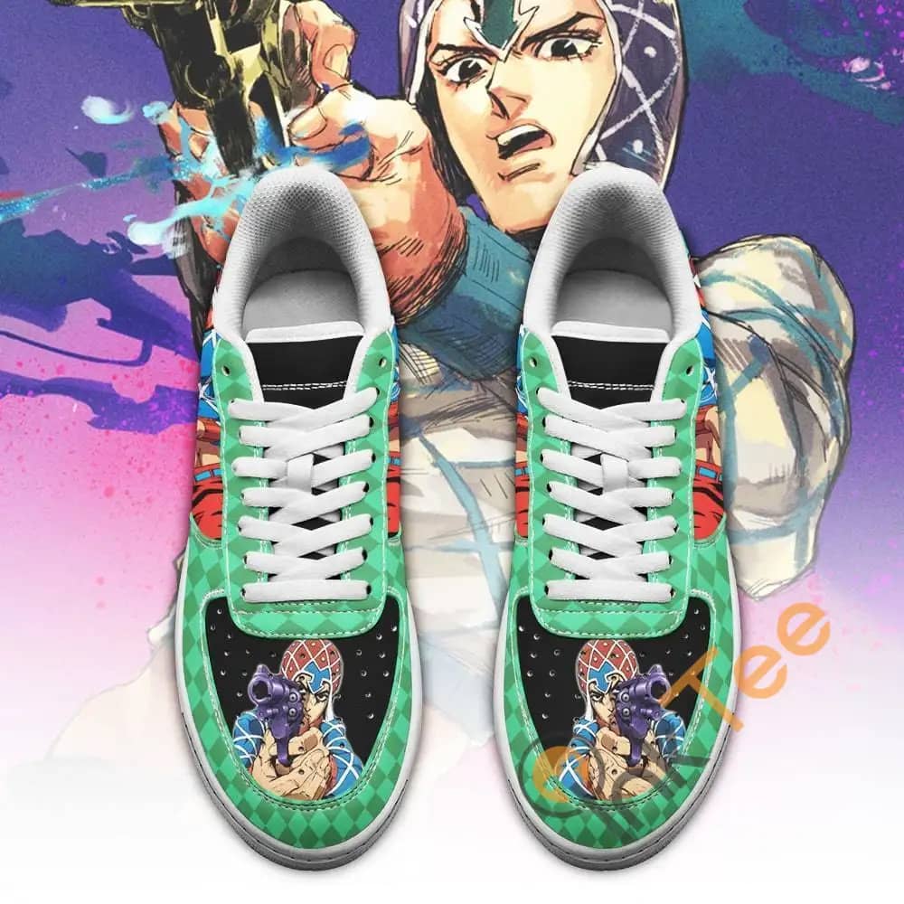 Guido Mista Jojo Anime Fan Gift Idea Amazon Nike Air Force Shoes
