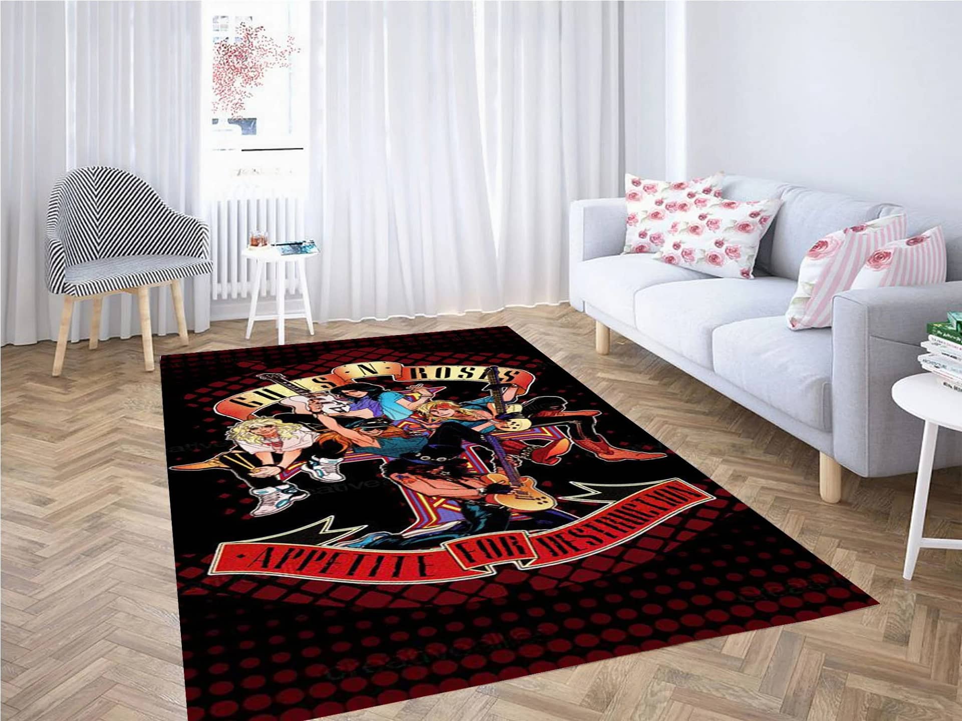 Guns N Roses Wallpaper Carpet Rug