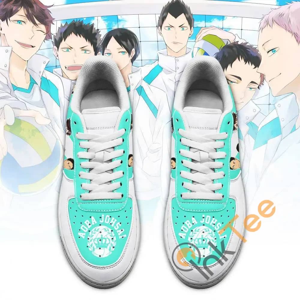 Haikyuu Aobajohsai High Team Haikyuu Anime Amazon Nike Air Force Shoes