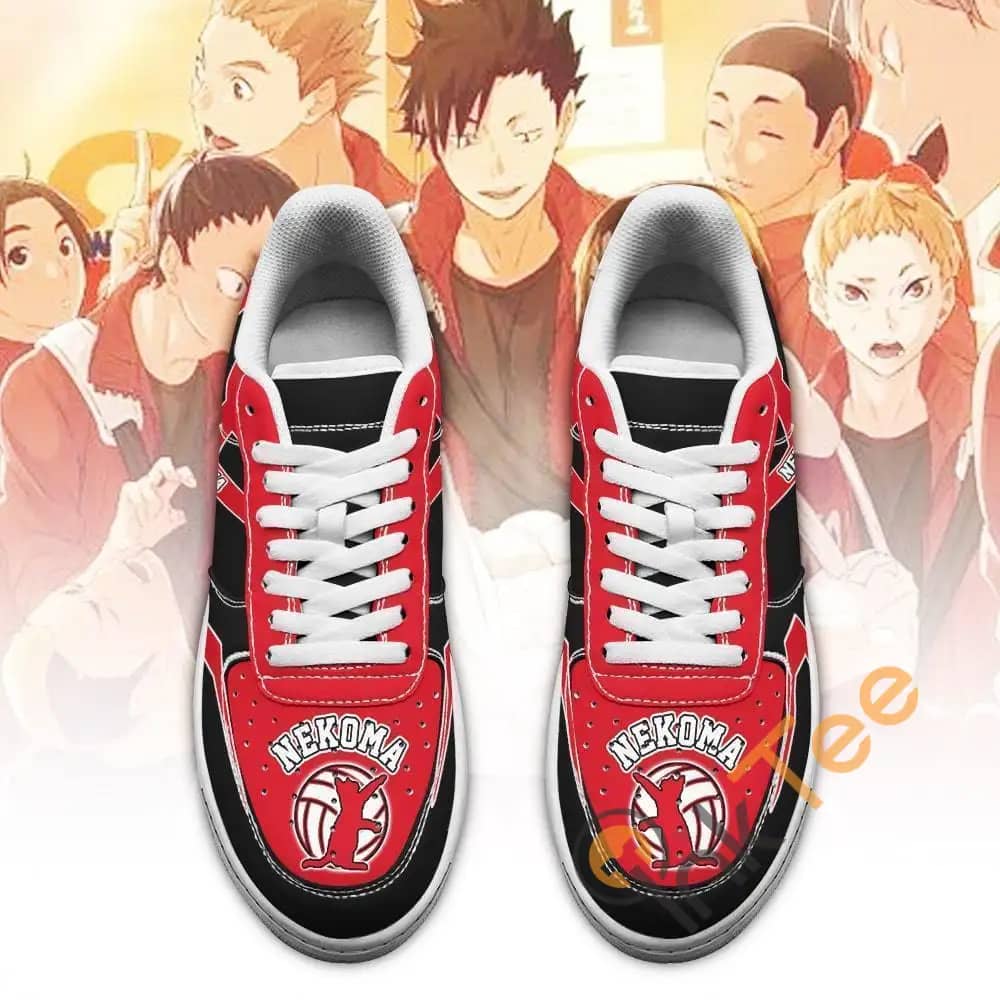 Haikyuu Nekoma High Uniform Haikyuu Anime Amazon Nike Air Force Shoes