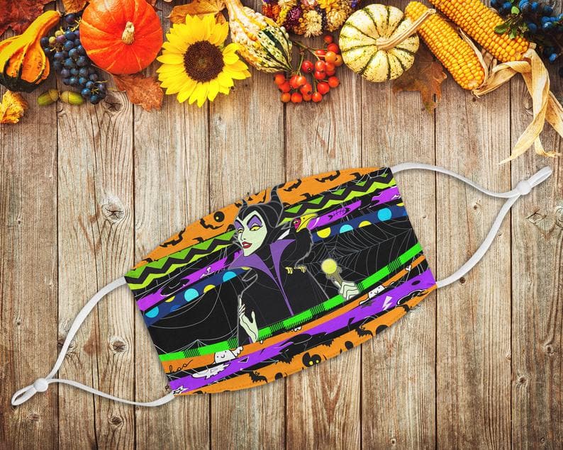 Halloween Maleficent Happy Trick Or Treat Wicked Disney Fans Face Mask
