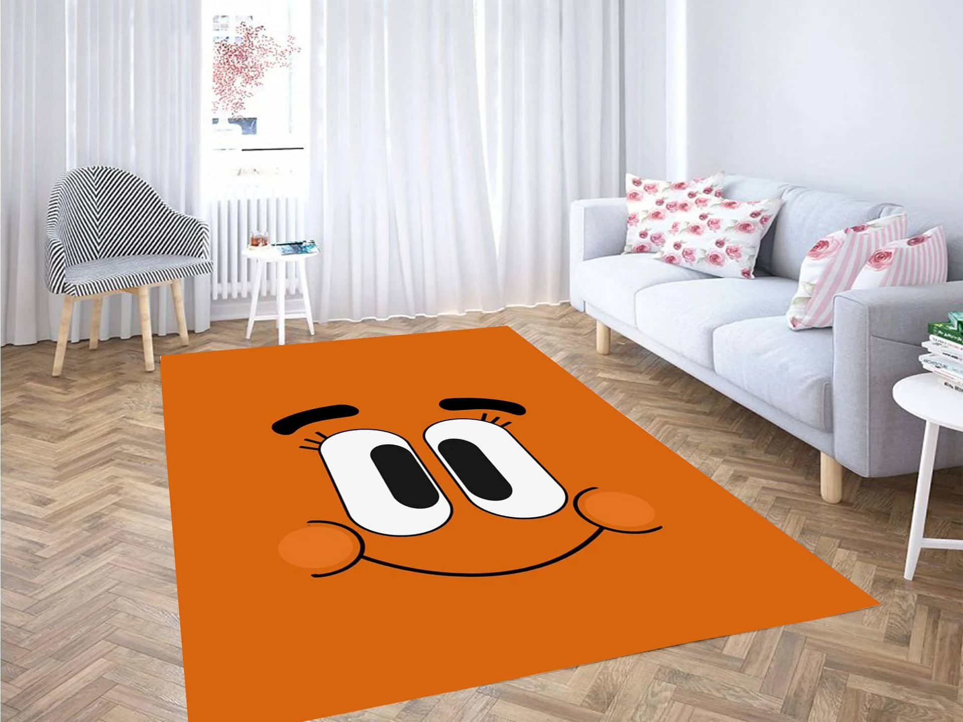 Happy Face The Amazing World Of Gumball Carpet Rug