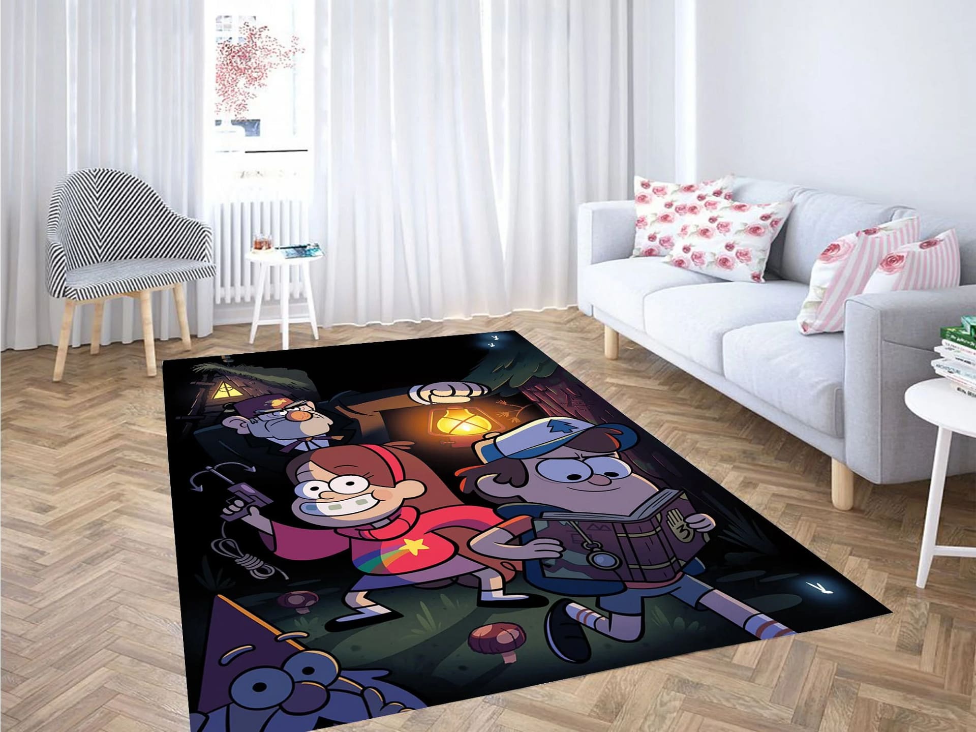 Happy Gravity Falls Carpet Rug