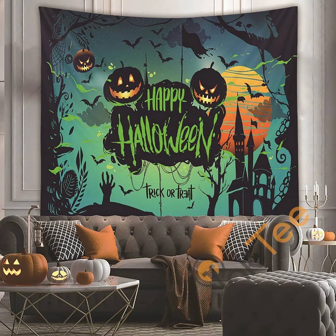 Happy Halloween Art Sku930 Tapestry
