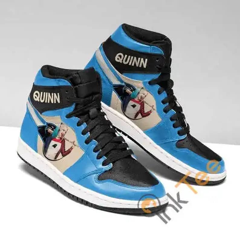 Harley Quinn Carolina Panthers Jordan Custom Air Jordan Shoes