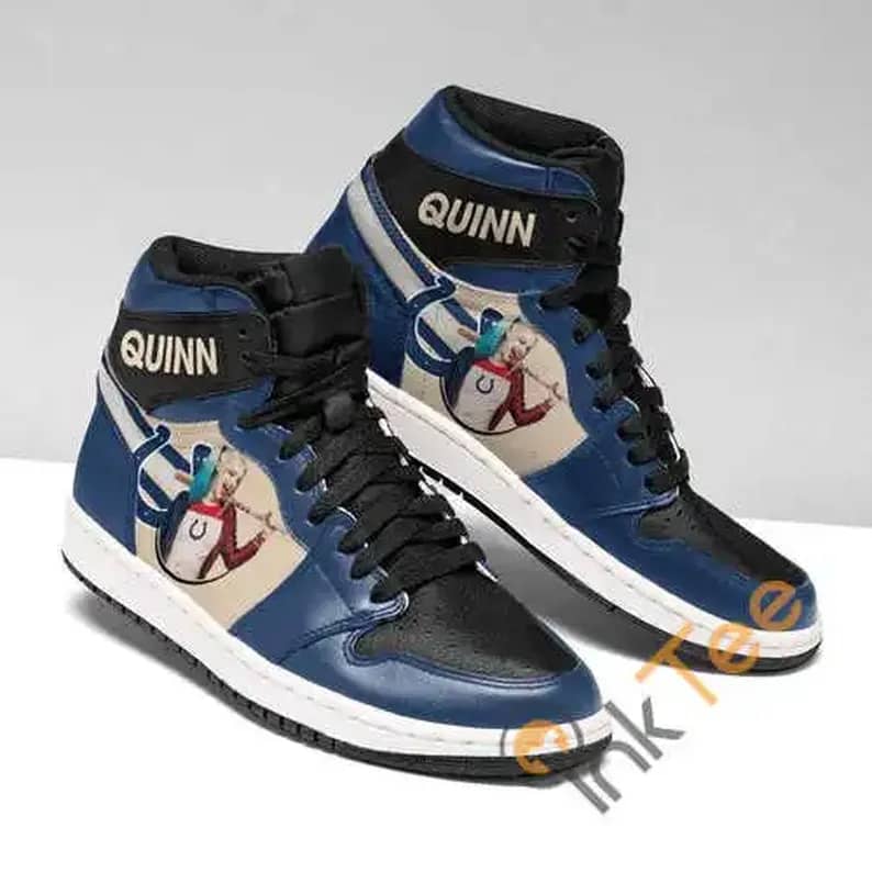 Harley Quinn Indianapolis Colts Jordan Custom Air Jordan Shoes