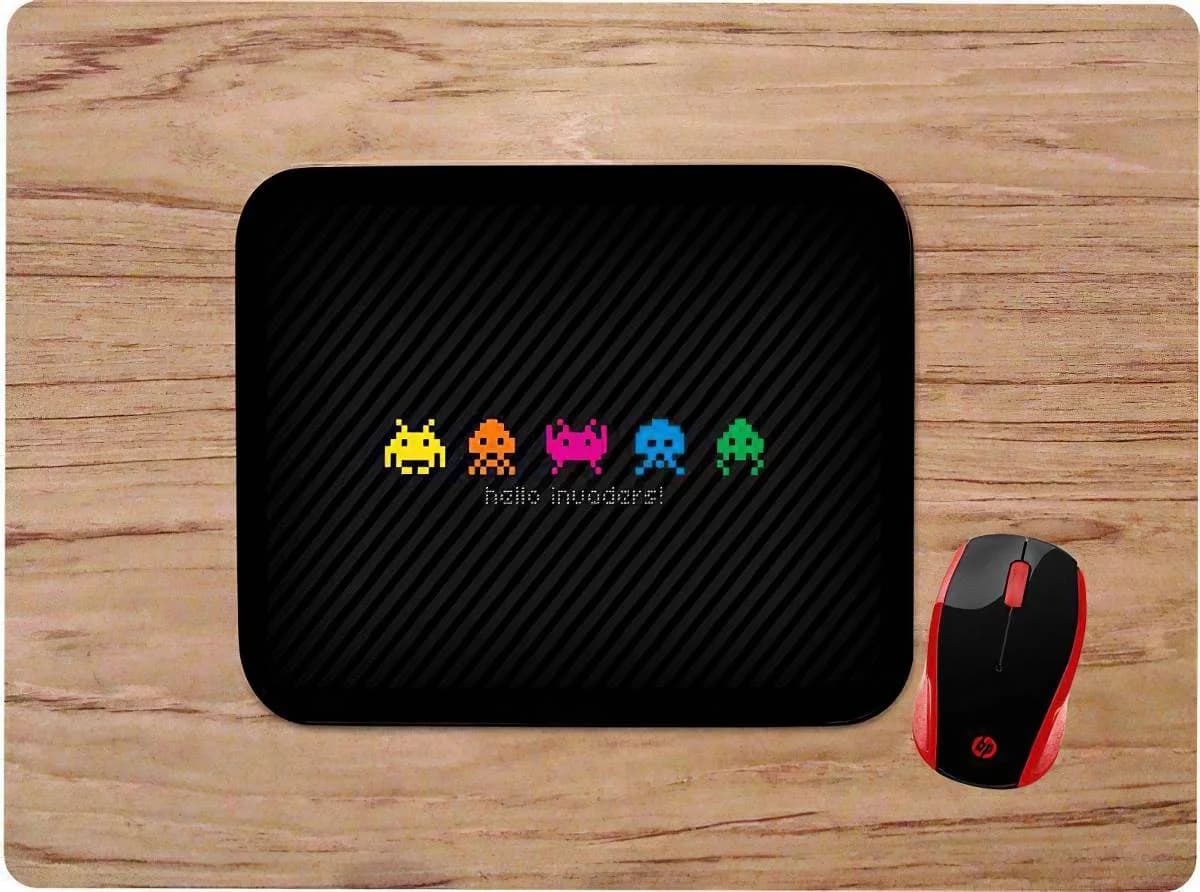 Hello Invaders Atari Mouse Pads