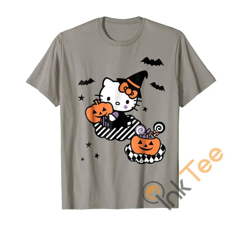 Hello Kitty Trick Or Treat Halloween Men'S T Shirt