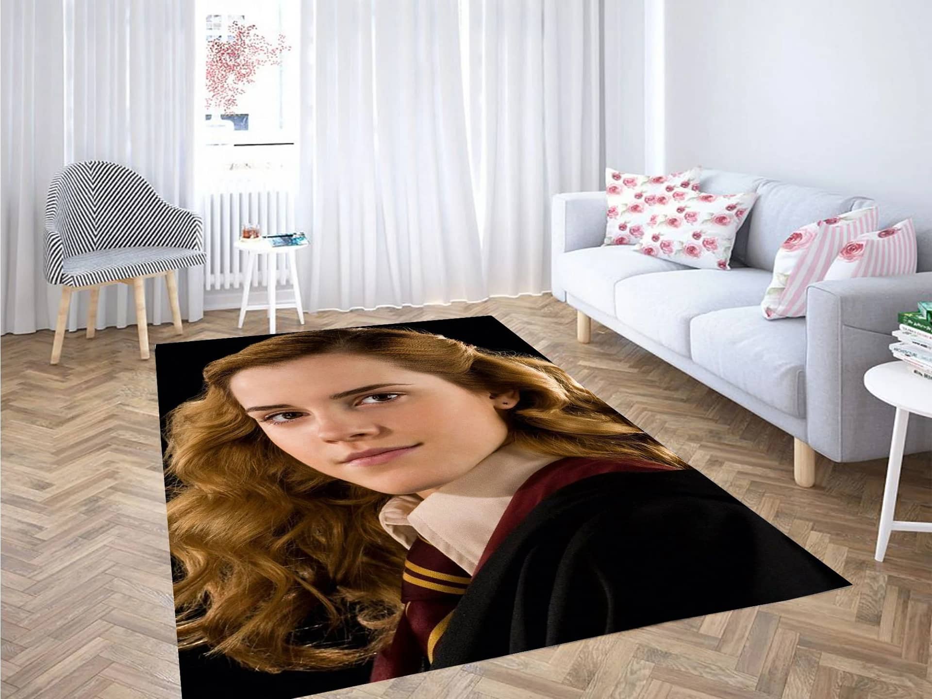 Hermione With Uniform Harry Potter Carpet Rug