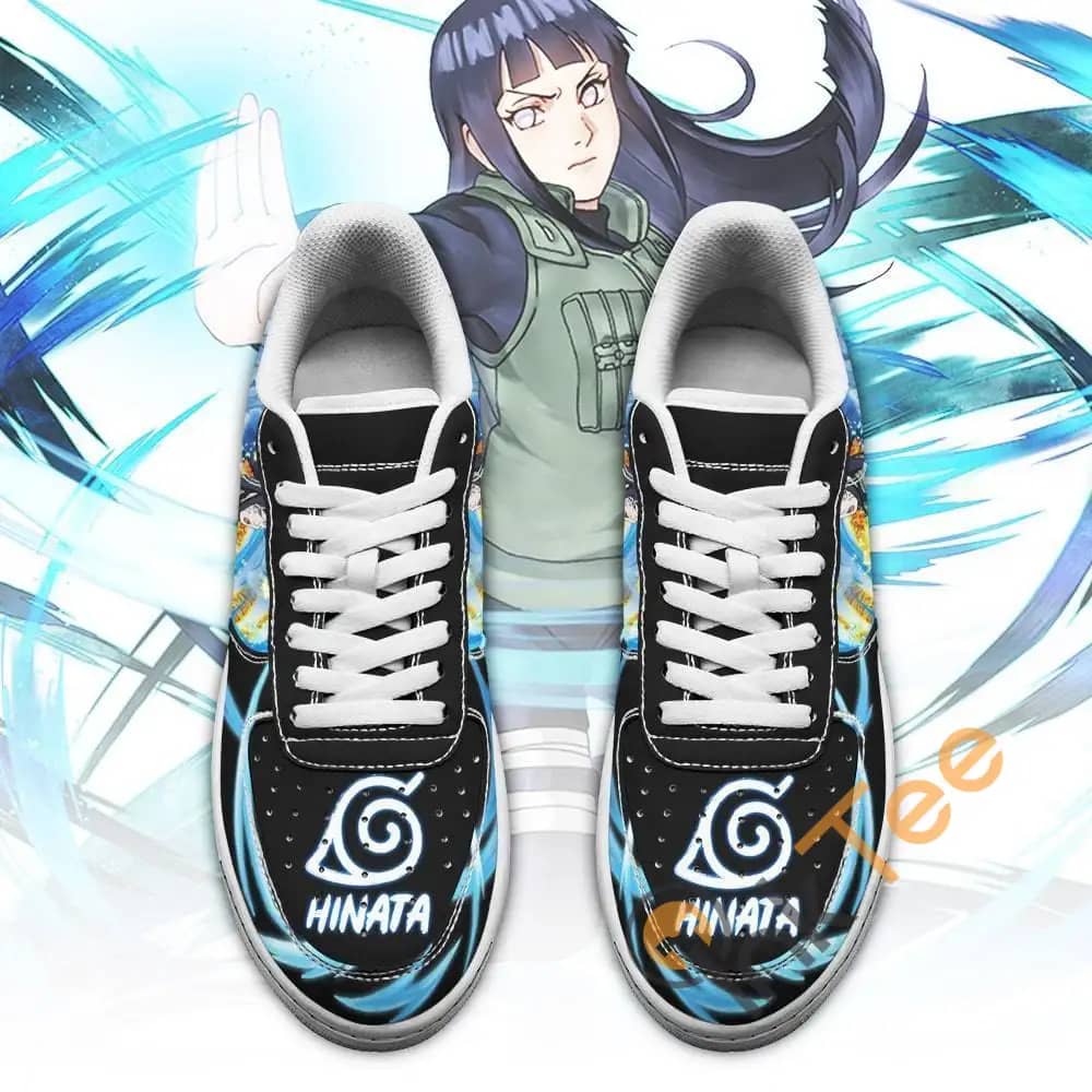 Hinata Hyuga Custom Naruto Anime Amazon Nike Air Force Shoes