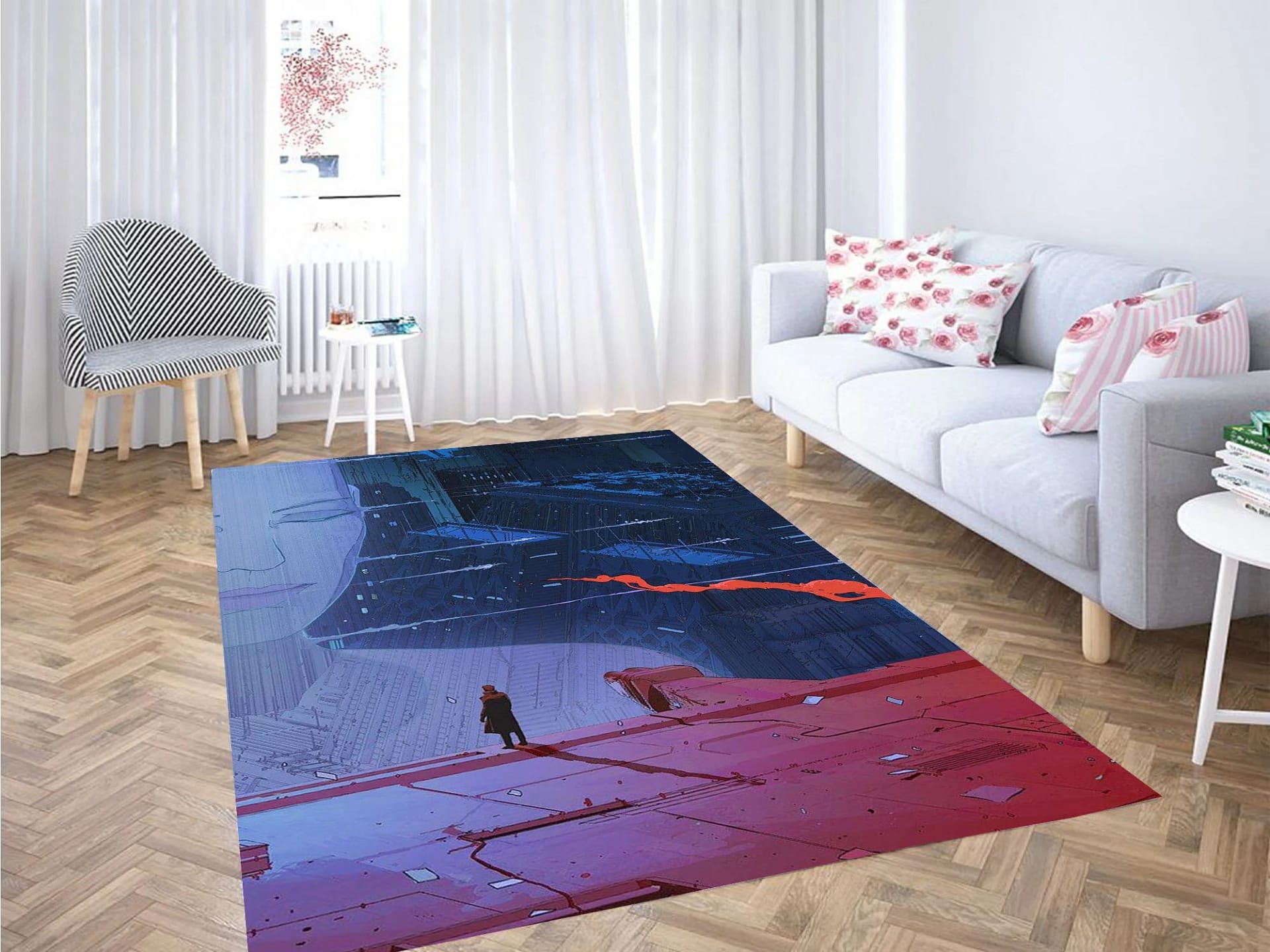 Hologram Blade Runner 2049 Carpet Rug