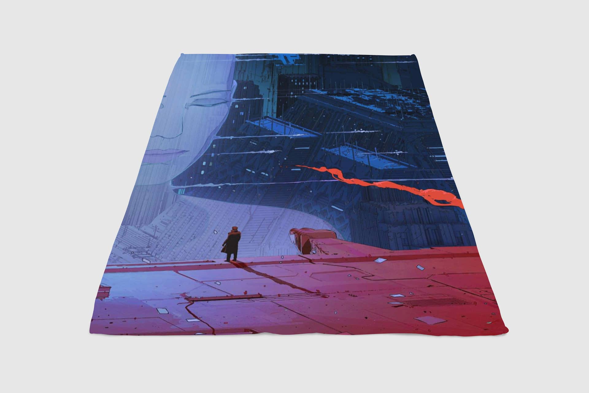 Hologram Blade Runner 2049 Fleece Blanket