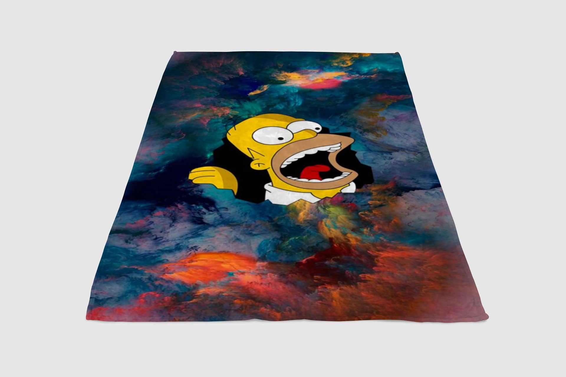 Homer Nebula Art Fleece Blanket