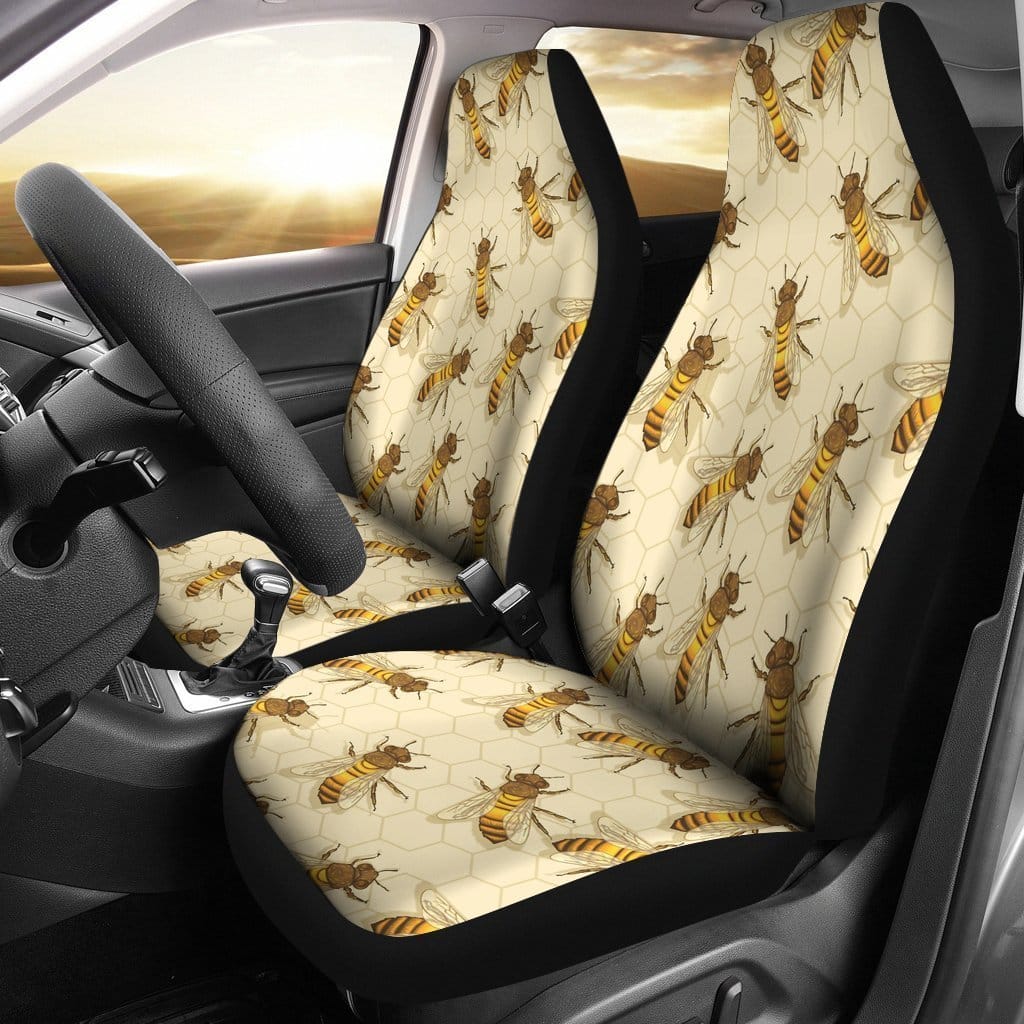 Honey Bee Animal 2 Car Seat Covers