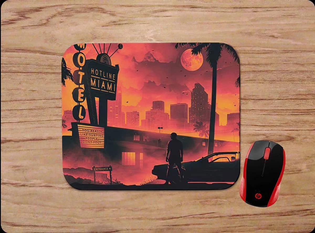 Hotline Miami Game Mouse Pads