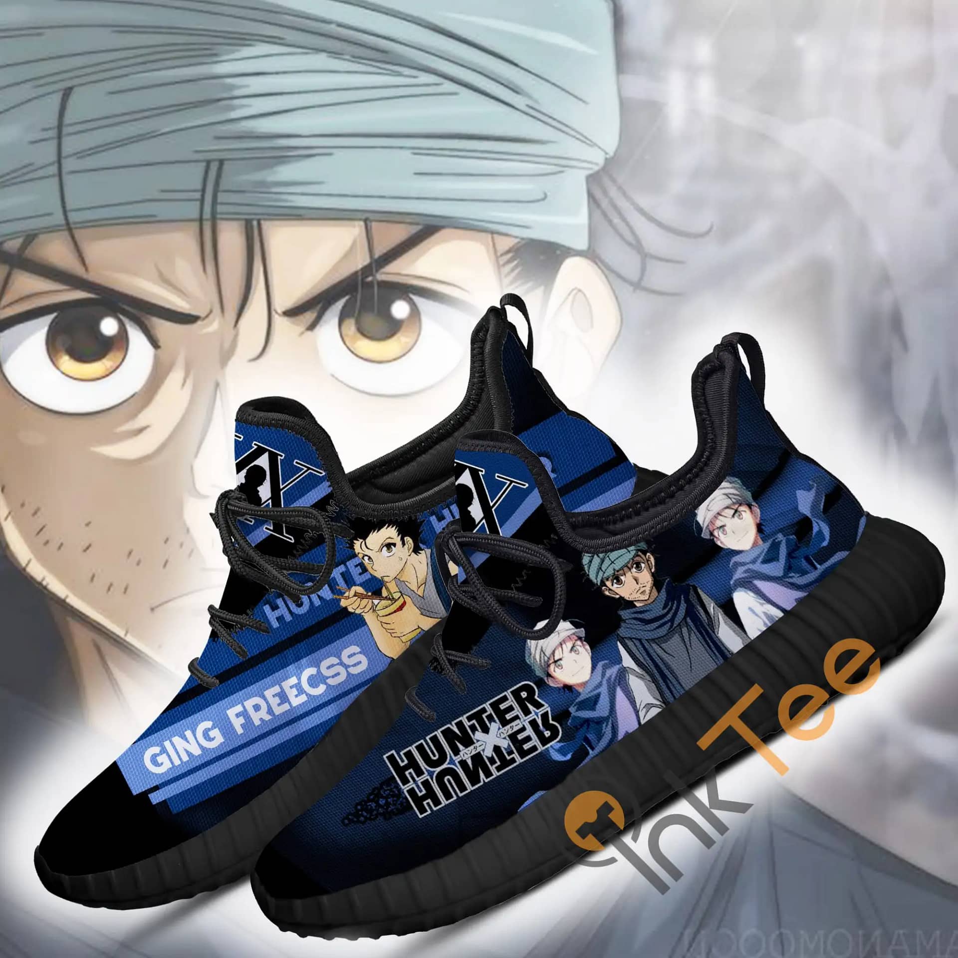 Inktee Store - Hunter X Hunter Ging Freecss Custom Anime Amazon Reze Shoes Image