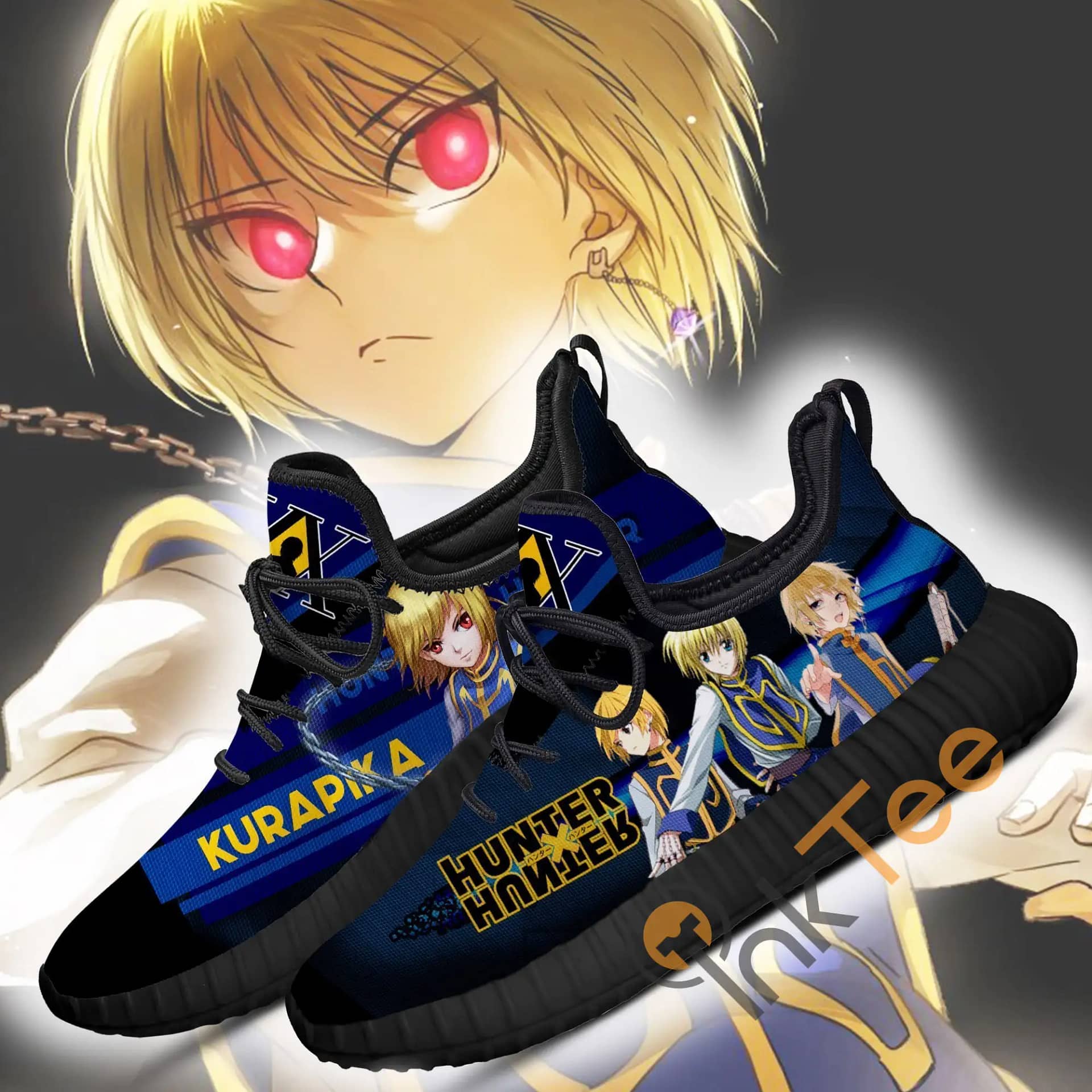 Inktee Store - Hunter X Hunter Kurapika Custom Hxh Anime Amazon Reze Shoes Image