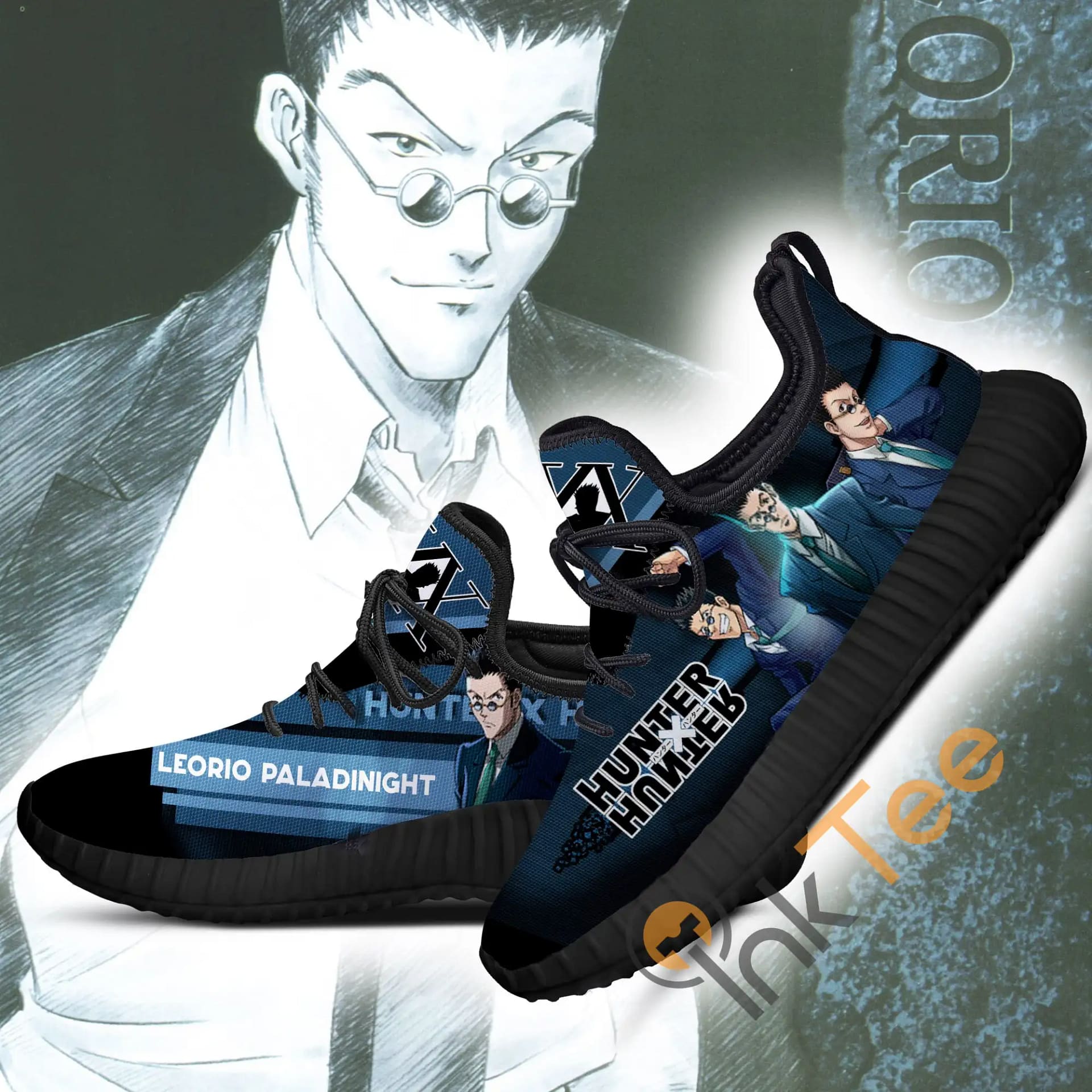 Inktee Store - Hunter X Hunter Leorio Custom Hxh Anime Amazon Reze Shoes Image