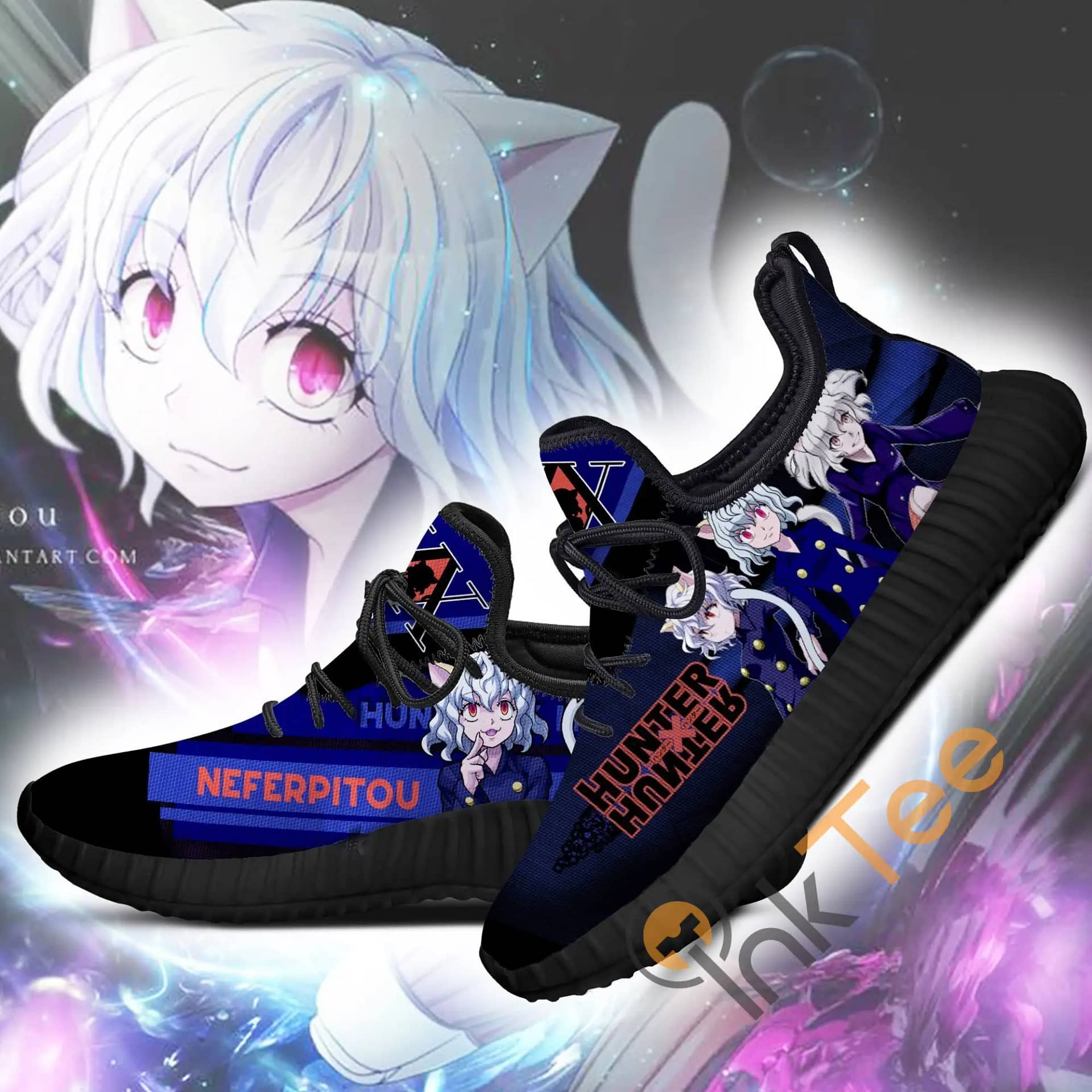 Inktee Store - Hunter X Hunter Neferpitou Custom Hxh Anime Amazon Reze Shoes Image