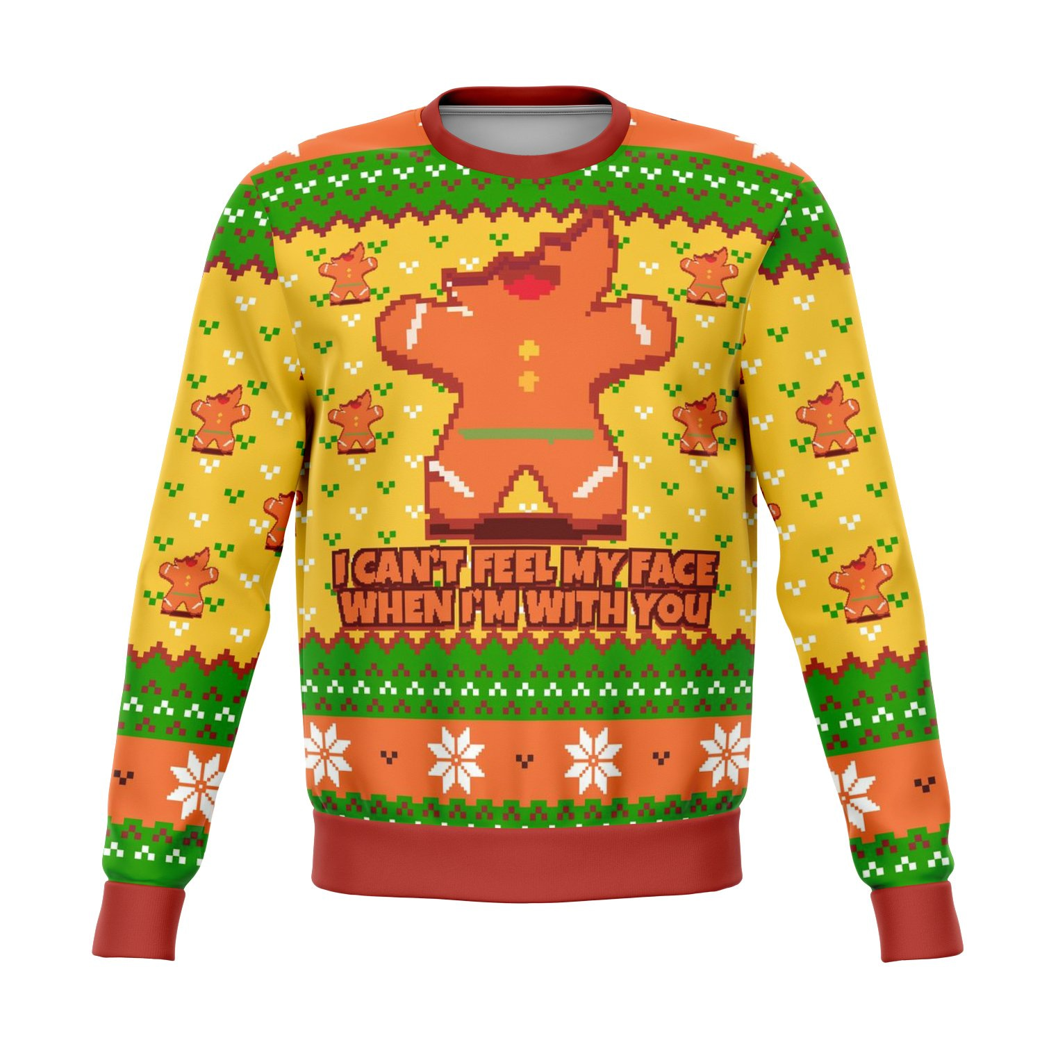 I Cant Feel My Face When I'M With You Funny Ugly Sweater