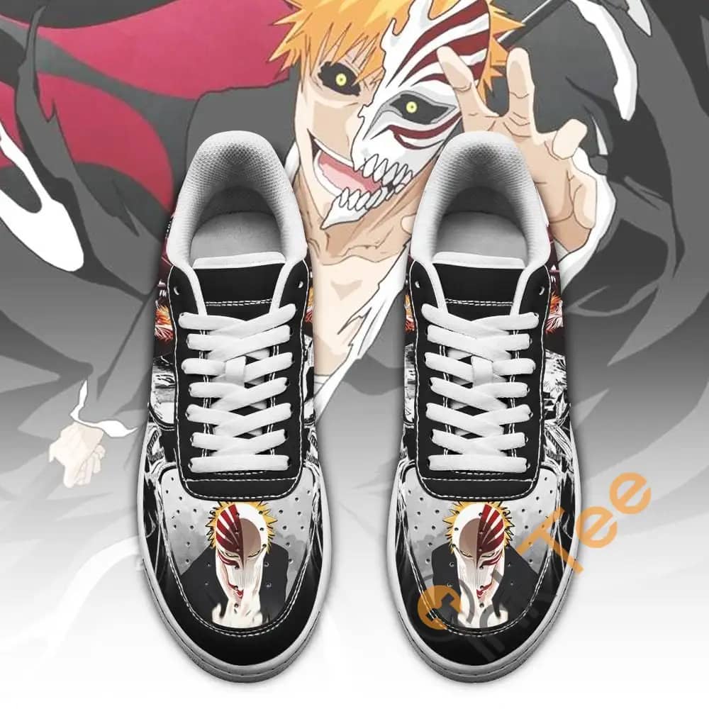 Ichigo Hollow Bleach Anime Fan Gift Idea Amazon Nike Air Force Shoes