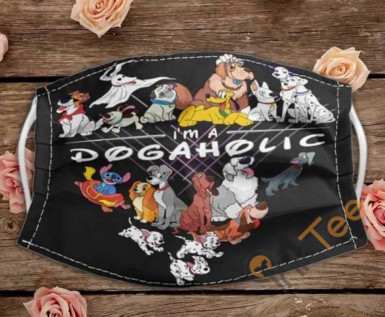 I'M A Dogaholic Dogs Lovers Handmade Anti Droplet Filter Cotton Face Mask